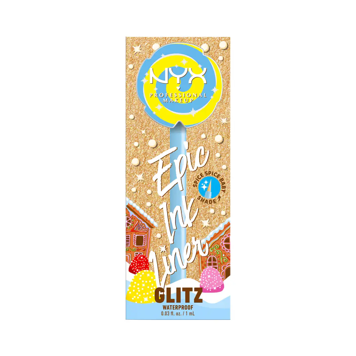 Delineador de Ojos Epic Holiday Candy Swirl Liner Spice Spice Baby gold - NYX 1