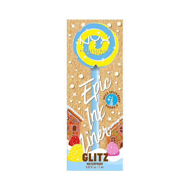 Delineador de Ojos Epic Holiday Candy Swirl Liner Spice Spice Baby gold - NYX 1