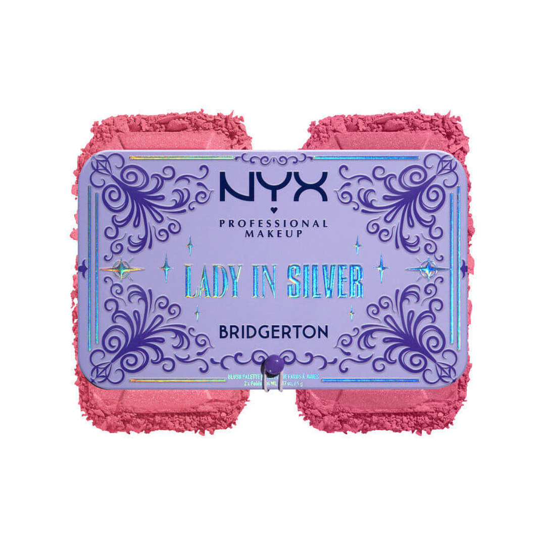 Paleta Bridgerton Royal Blush Duo Lady In Silver - NYX 1