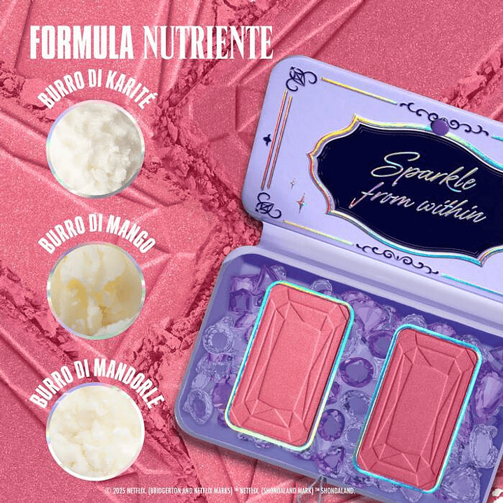 Paleta Bridgerton Royal Blush Duo Lady In Silver - NYX 3