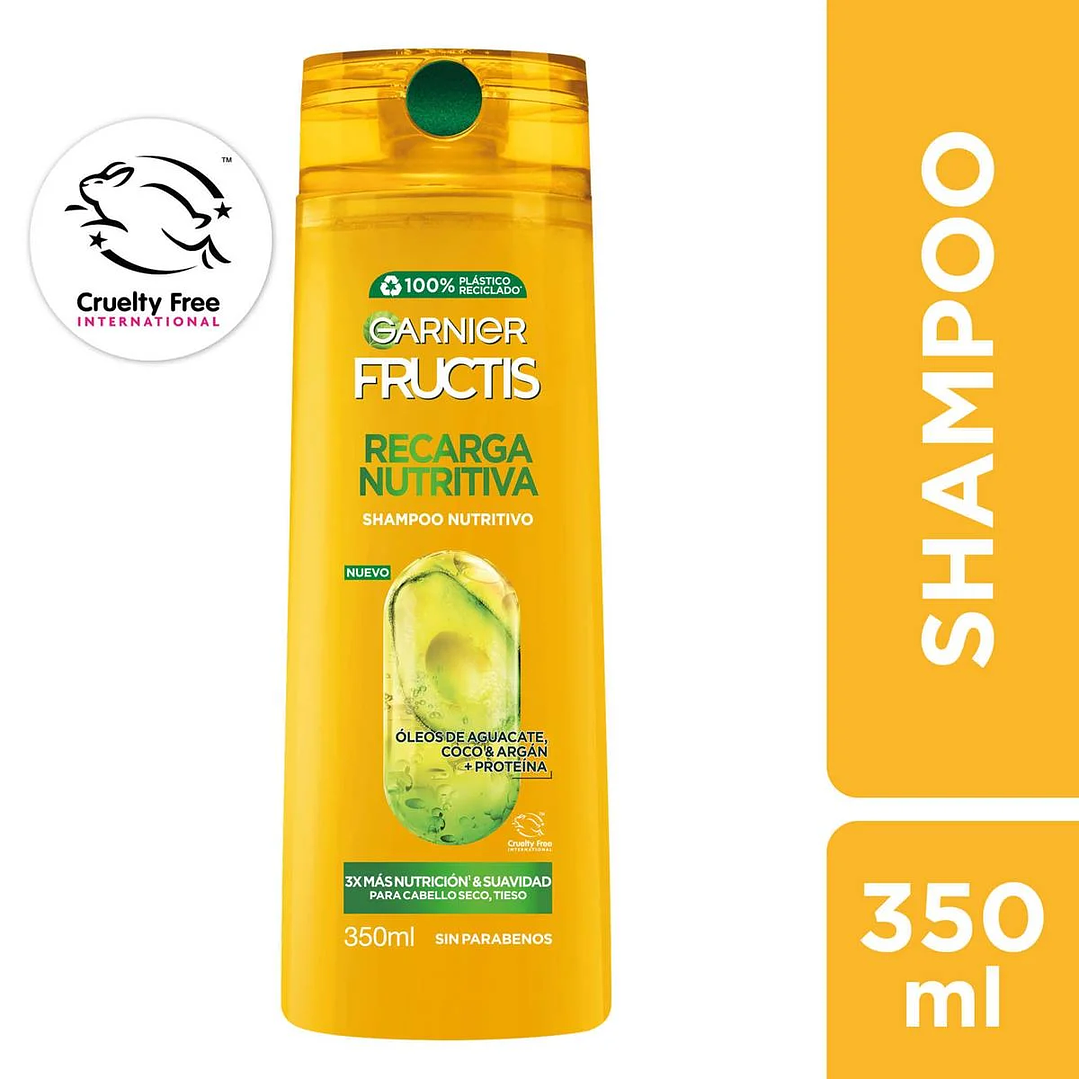 Shampoo Fructis Recarga Nutritiva 350ML - GARNIER 1