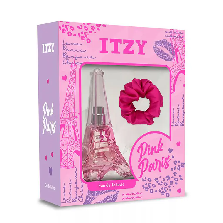 Set Perfume Pink Paris EDT 48 ml + Scrunchie - PETRIZZIO 1
