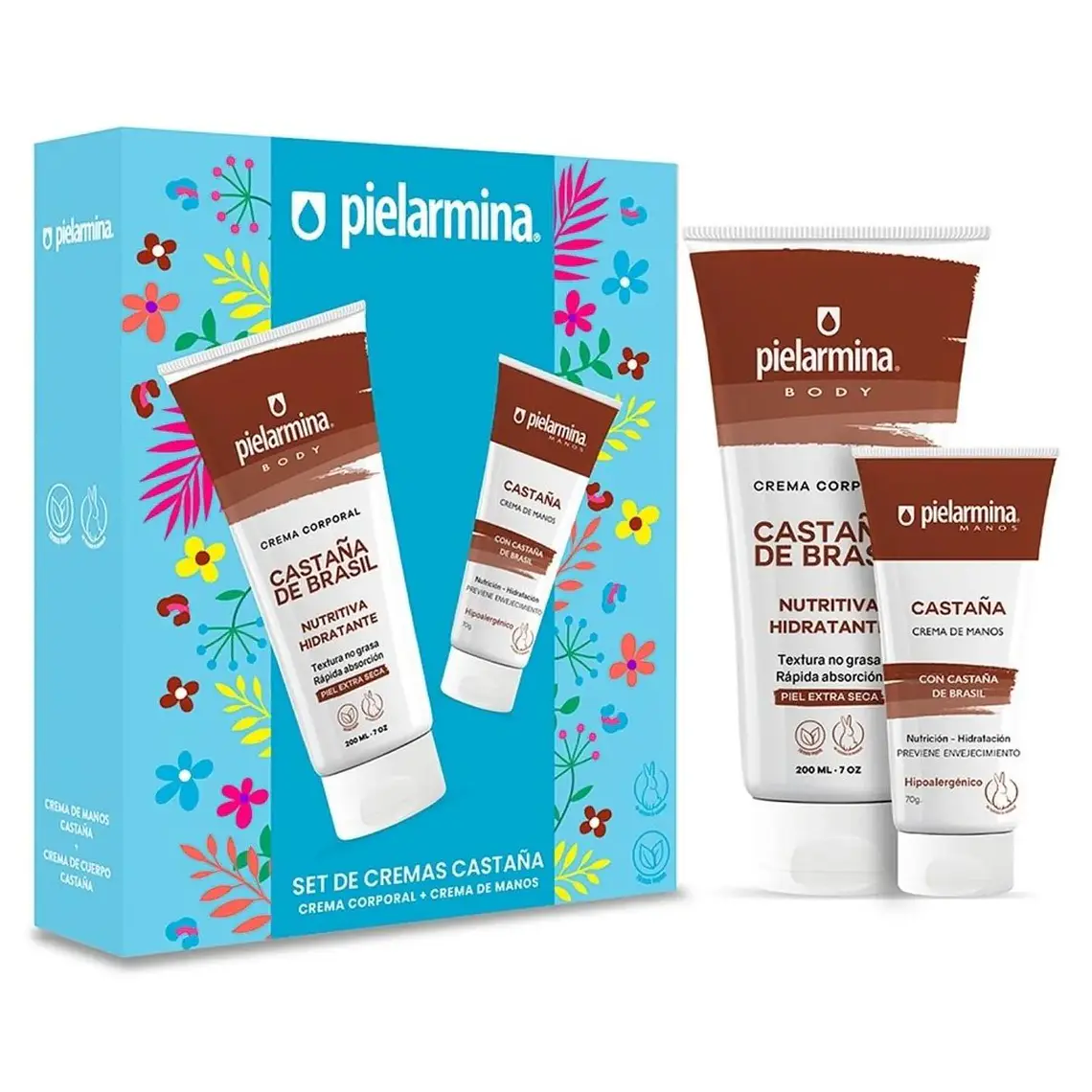 Set Cremas Castaño Manos + Cuerpo Pielarmina - PETRIZZIO 1
