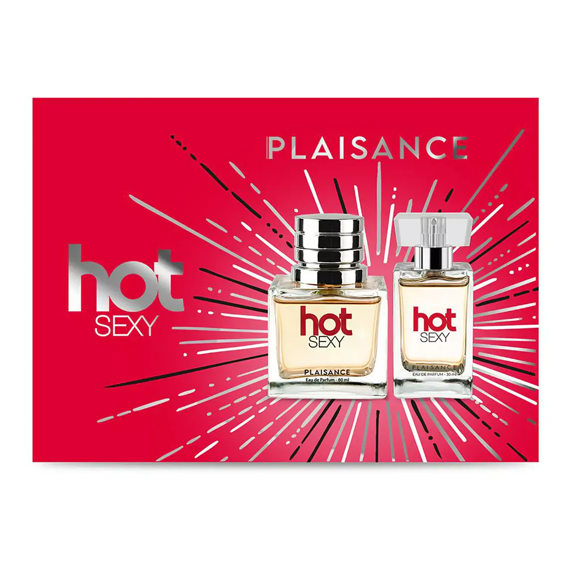 Set Perfume Hot Sexy EDP Mujer 80 ml + Miniatura 2