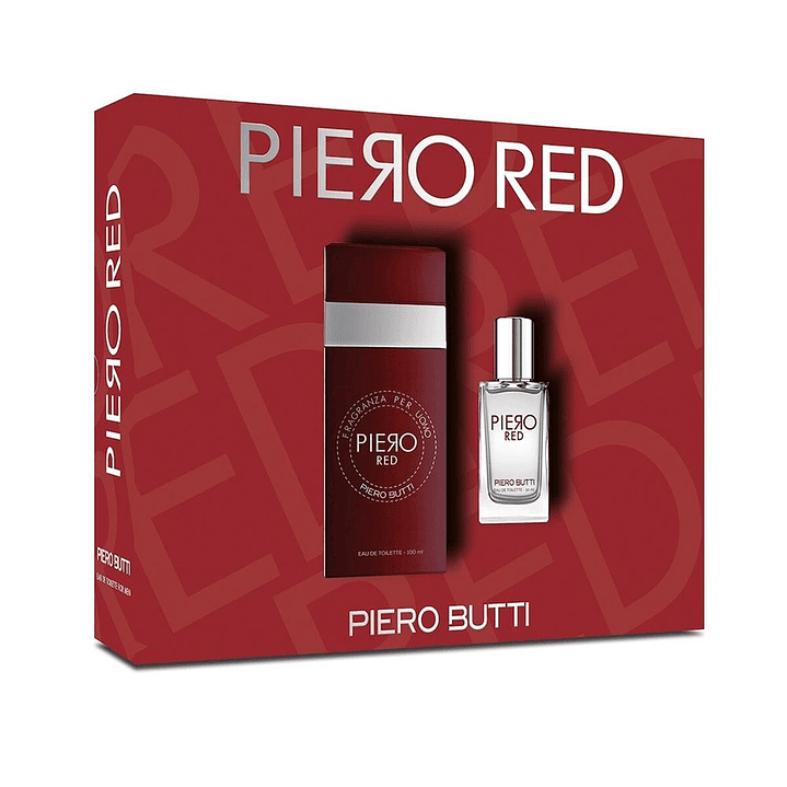 Set Perfume Piero Butti Hombre Red EDT + Miniatura 1