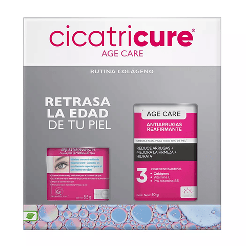 Pack Cicatricure Age Care Crema Reafirmante 50g + Contorno De Ojos 8,5g - CICATRICURE