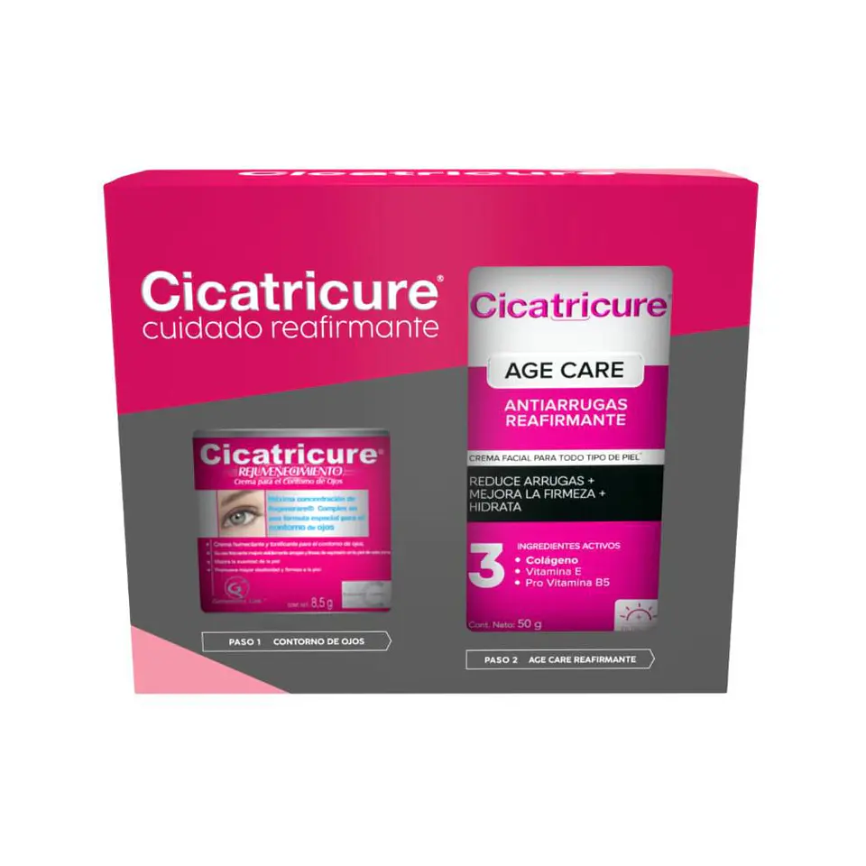 Pack Cicatricure Age Care Crema Reafirmante 50g + Contorno De Ojos 8,5g - CICATRICURE 2
