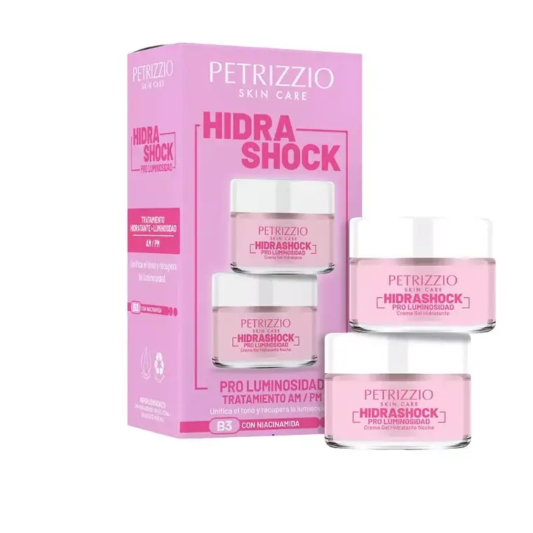 Set De Cremas Hidra Shock Pro Luminosidad Día + Noche - PETRIZZIO 1