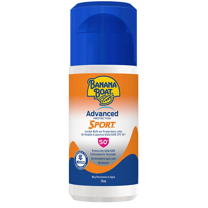 Protector Solar Advance Protection Sport Roll On 50+ 75 ML - BANANABOAT 1