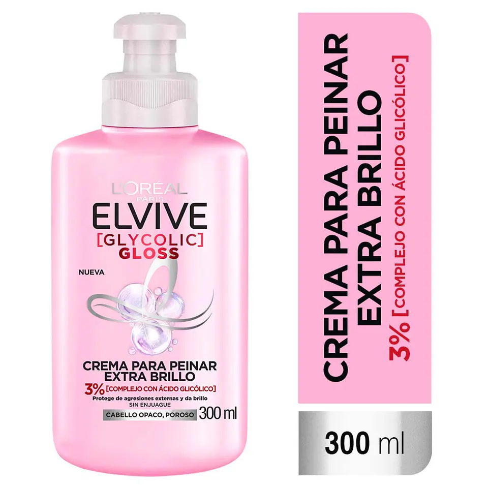 Crema de Peinar Glycolic Gloss 300 ML - LOREAL 1