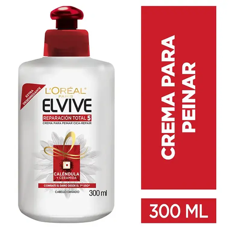 Crema para peinar Elvive Reparación Total 5 300 ML - LOREAL 1