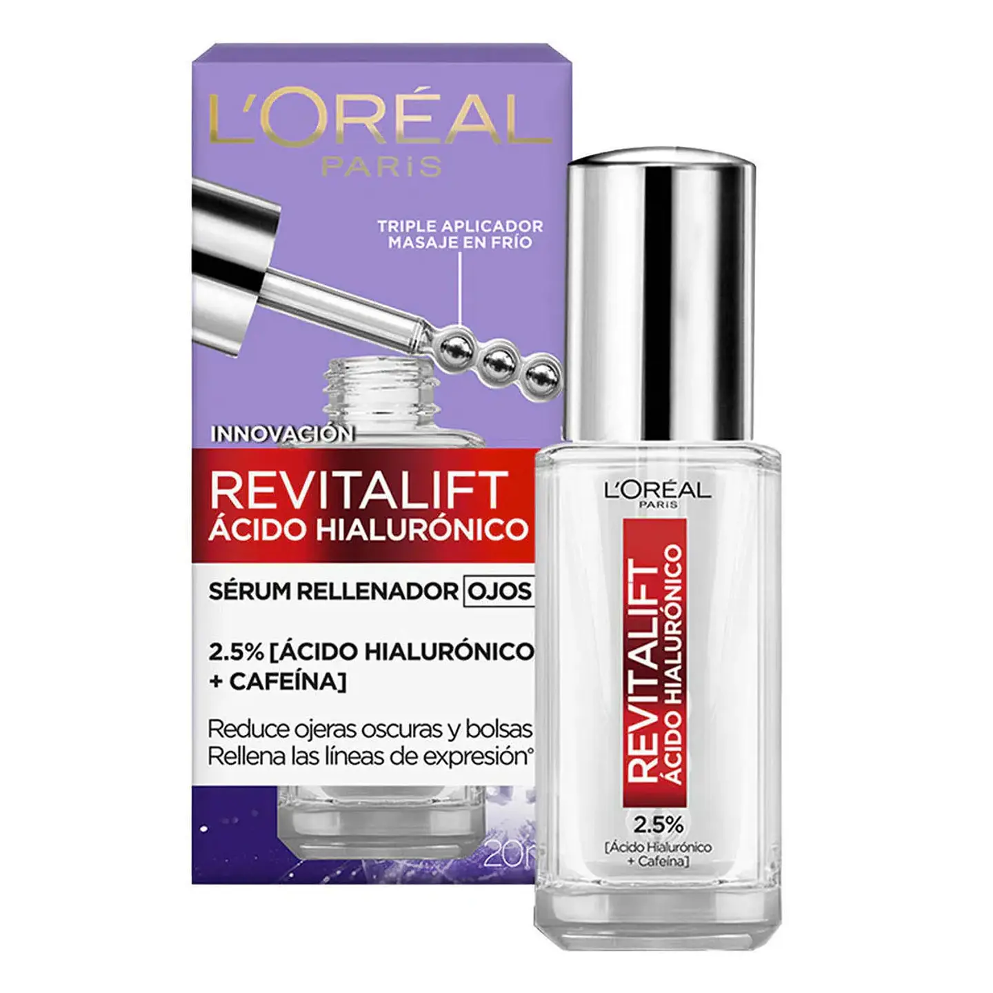 Serum de Ojos Revitalift 2,5% Ácido Hialurónico + Cafeína 20 ML - LOREAL 1