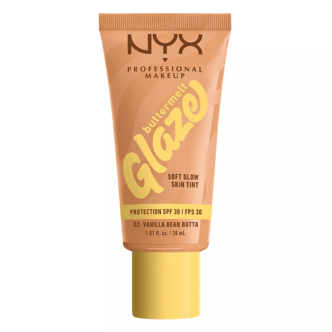 Base Buttermlt Glz SPF+ 30 Vainilla Bn Btt - NYX