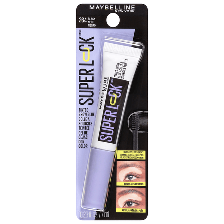 Super Lock Brow Glue 264 Black - MAYBELLINE 1