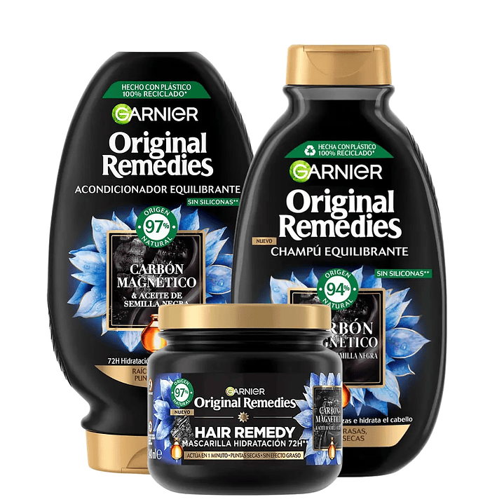 Pack Carbón + Secador - GARNIER 2