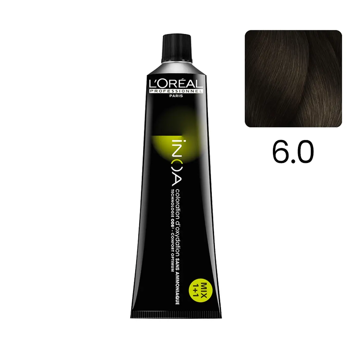 Tintura INOA 6.0 Rubio Oscuro Profundo 60 G - LOREAL PROFESSIONNEL 1