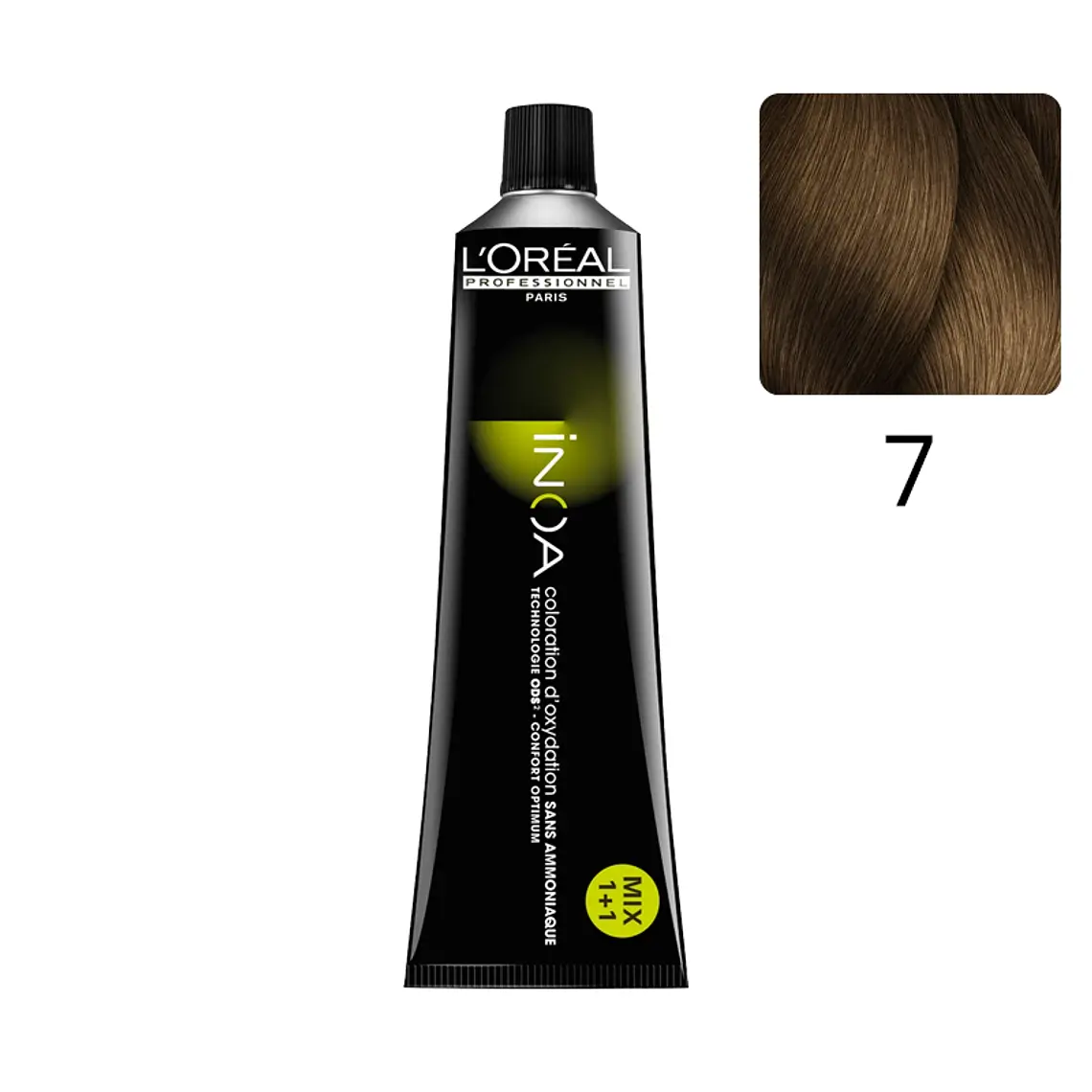 Tintura INOA 7 Rubio 60 G - LOREAL PROFESSIONNEL 2