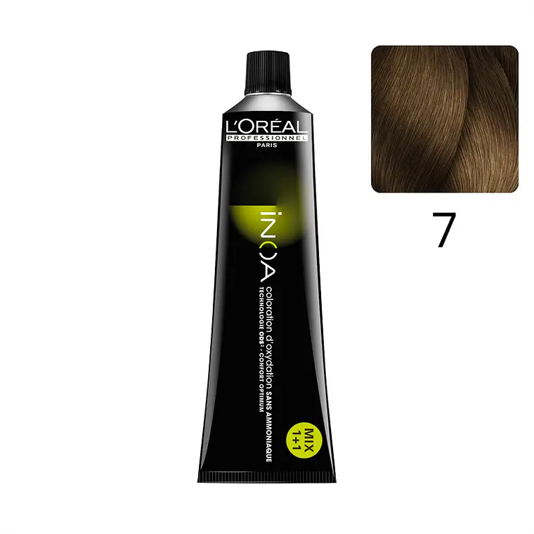 Tintura INOA 7 Rubio 60 G - LOREAL PROFESSIONNEL 2