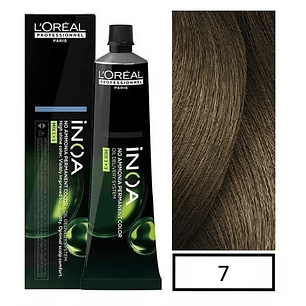 Tintura INOA 7 Rubio 60 G - LOREAL PROFESSIONNEL