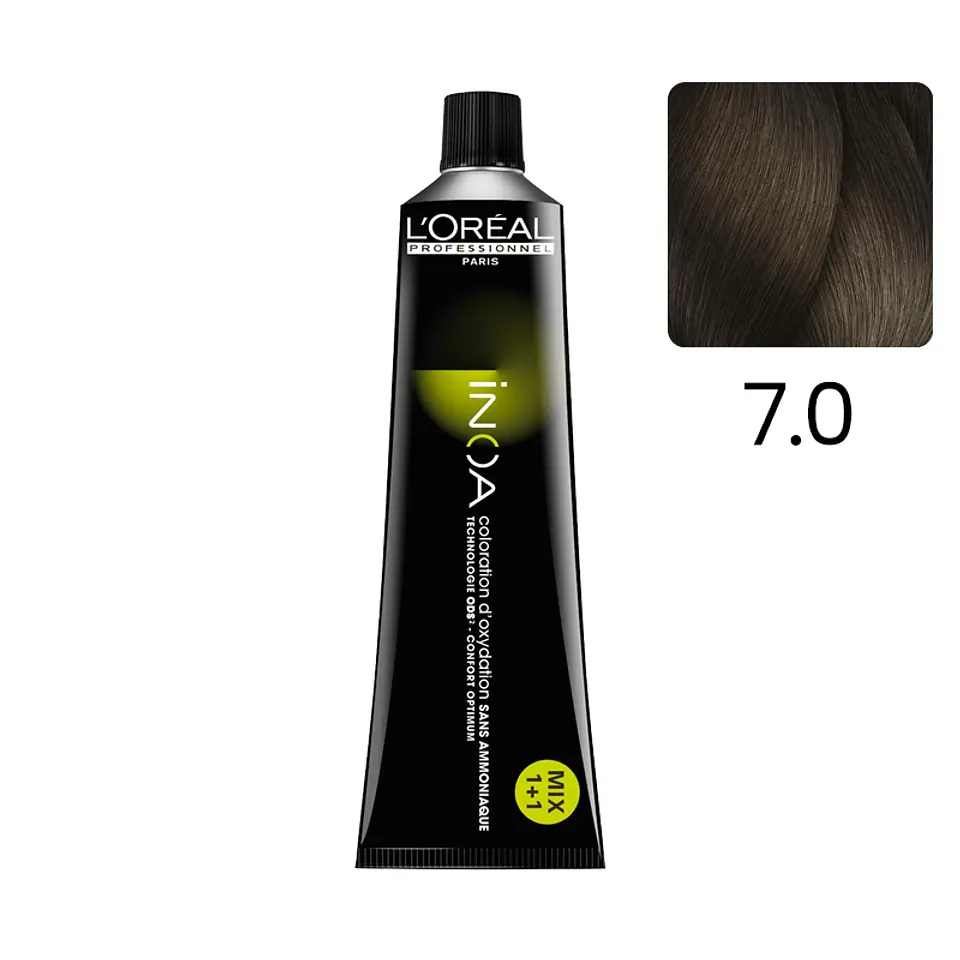 Tintura INOA 7.0 Rubio Profundo 60 G - LOREAL PROFESSIONNEL 1