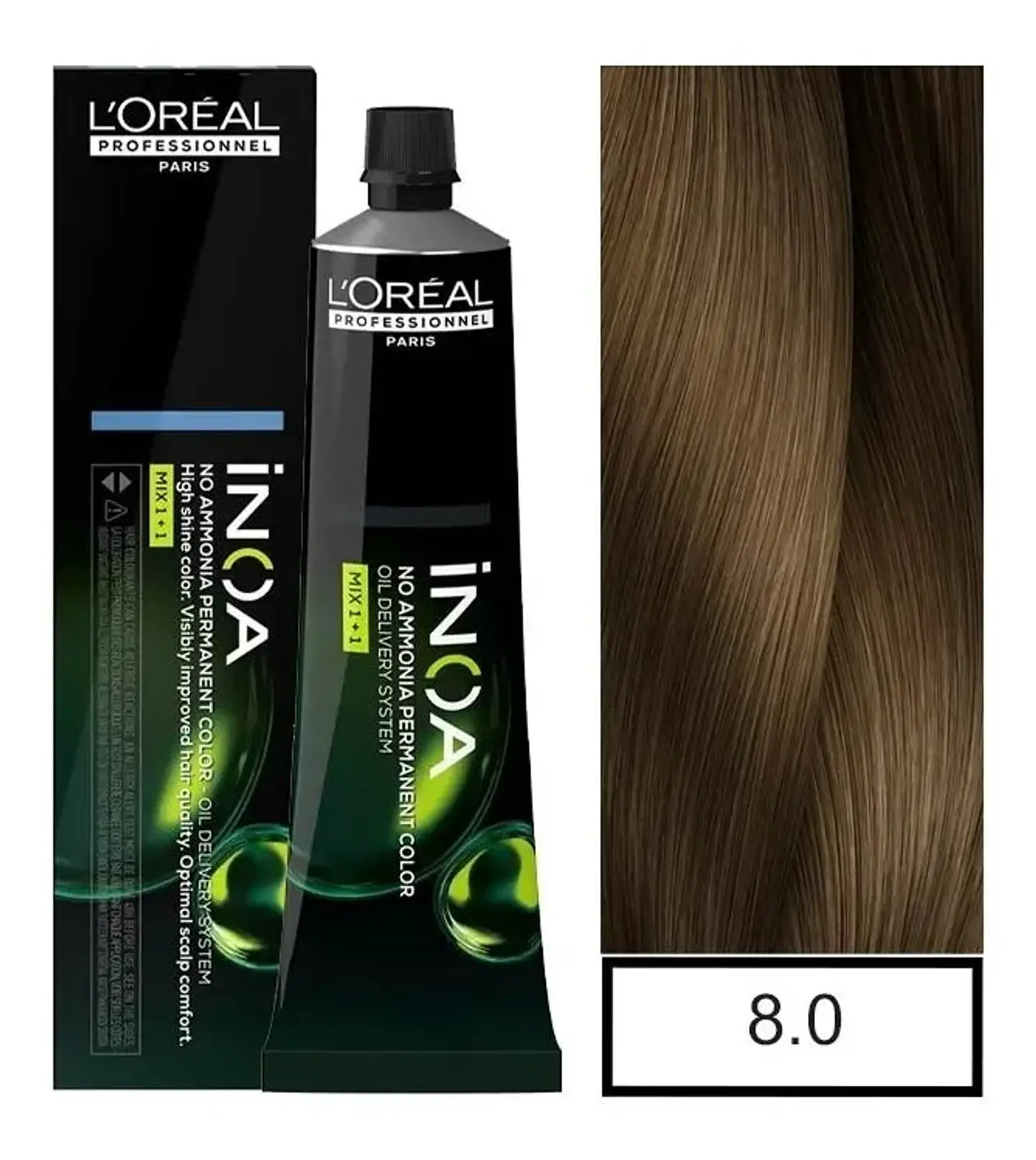 Tintura INOA 8.0 Rubio Claro Profundo 60 G - LOREAL PROFESSIONNEL 1