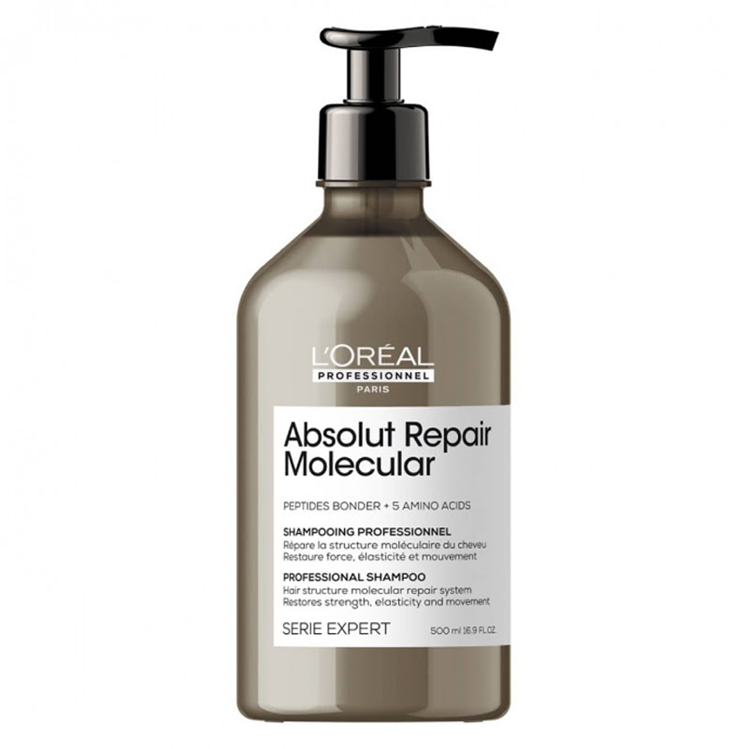 Shampoo Absolut Repair Molecular 500 ML - LOREAL PROFESSIONNEL 1