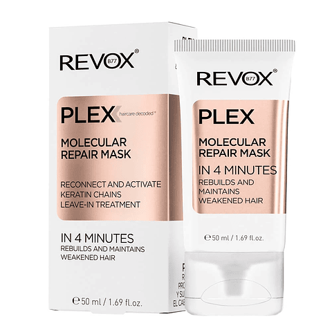 Mascarilla Capilar Reparación Molecular Plex 50 ML - REVOX