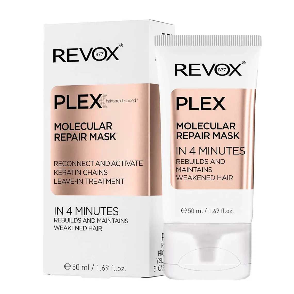 Mascarilla Capilar Reparación Molecular Plex 50 ML - REVOX 1
