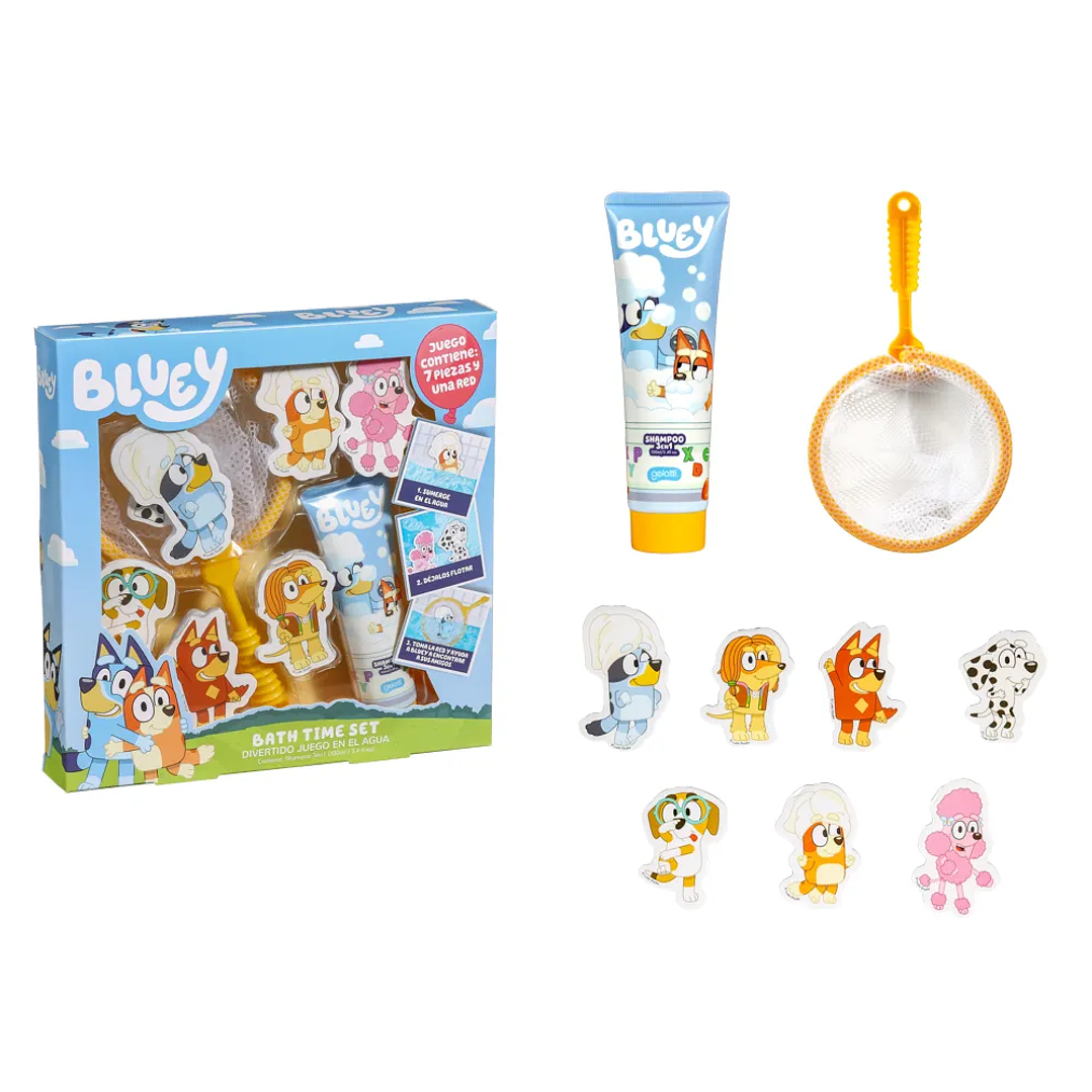 Set Shampoo 3en1 + Juego Bluey - GELATTI 1