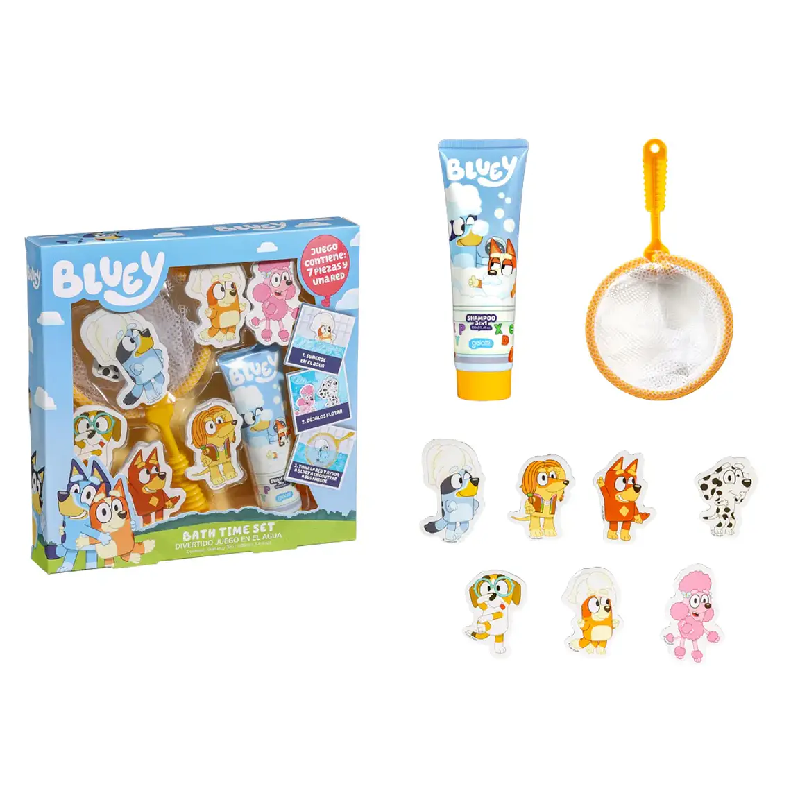 Set Shampoo 3en1 + Juego Bluey - GELATTI 1