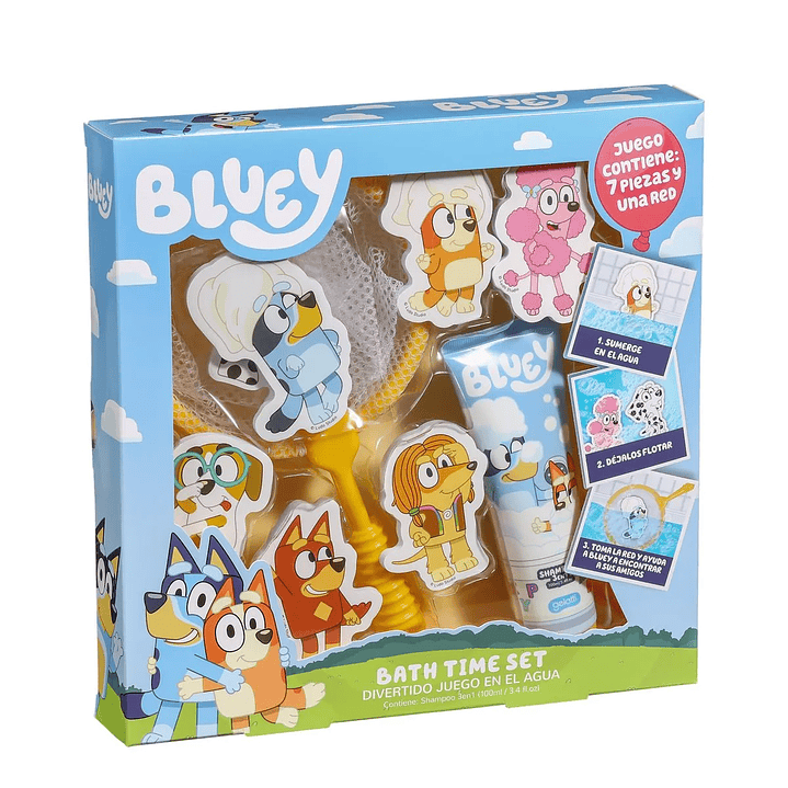 Set Shampoo 3en1 + Juego Bluey - GELATTI 2