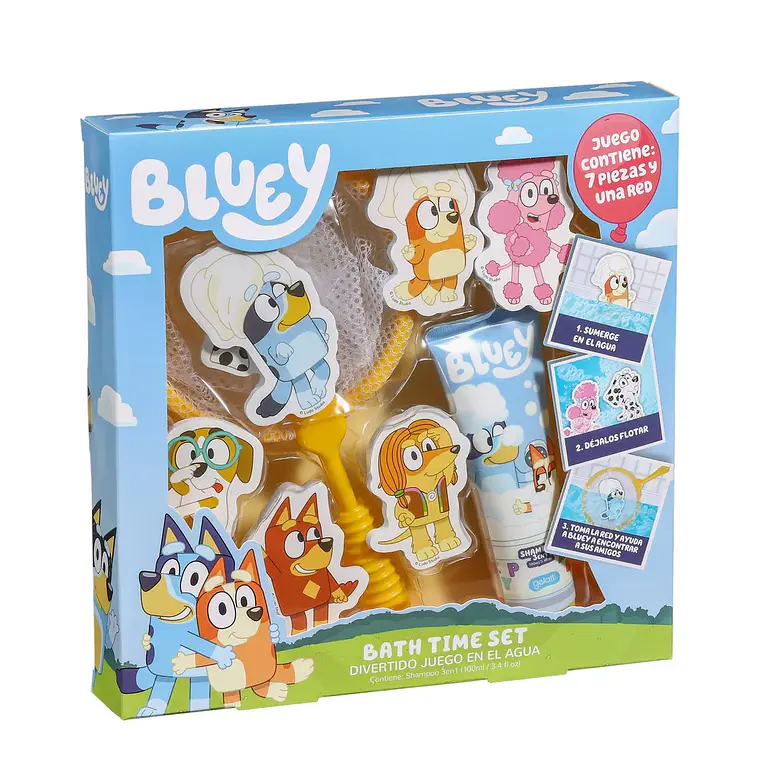 Set Shampoo 3en1 + Juego Bluey - GELATTI 2