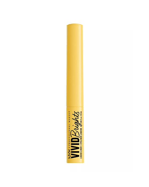 Delineador De Ojos Líquido Vivid Bright Liquid Liner Yellow - NYX