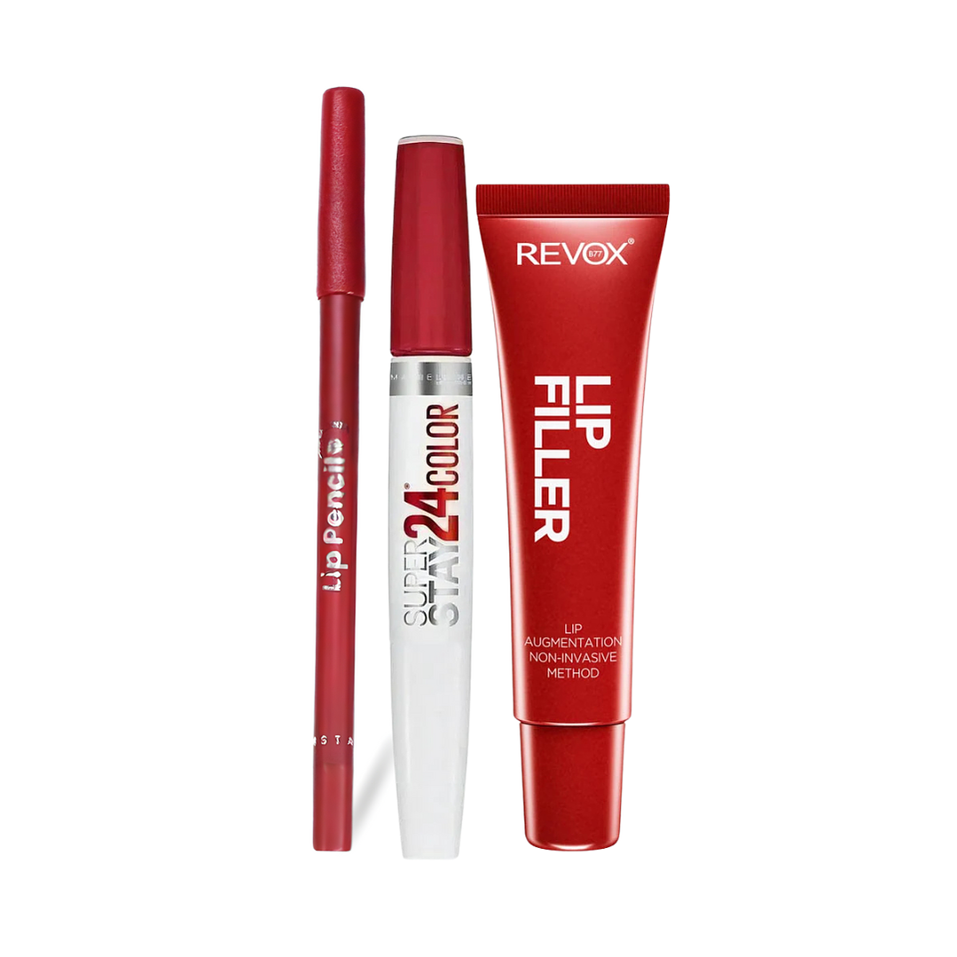 Set Flower Bottle Roja 2