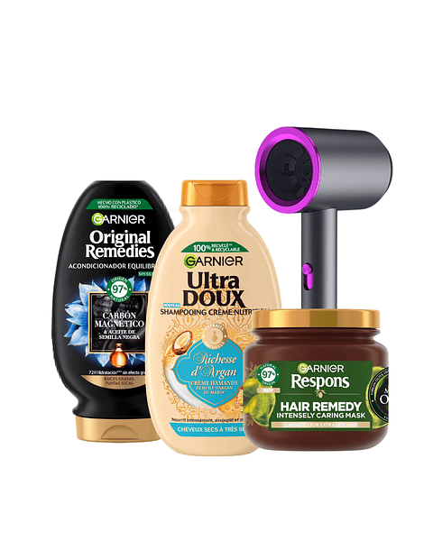 Trio Mixto Garnier + Secador - GARNIER