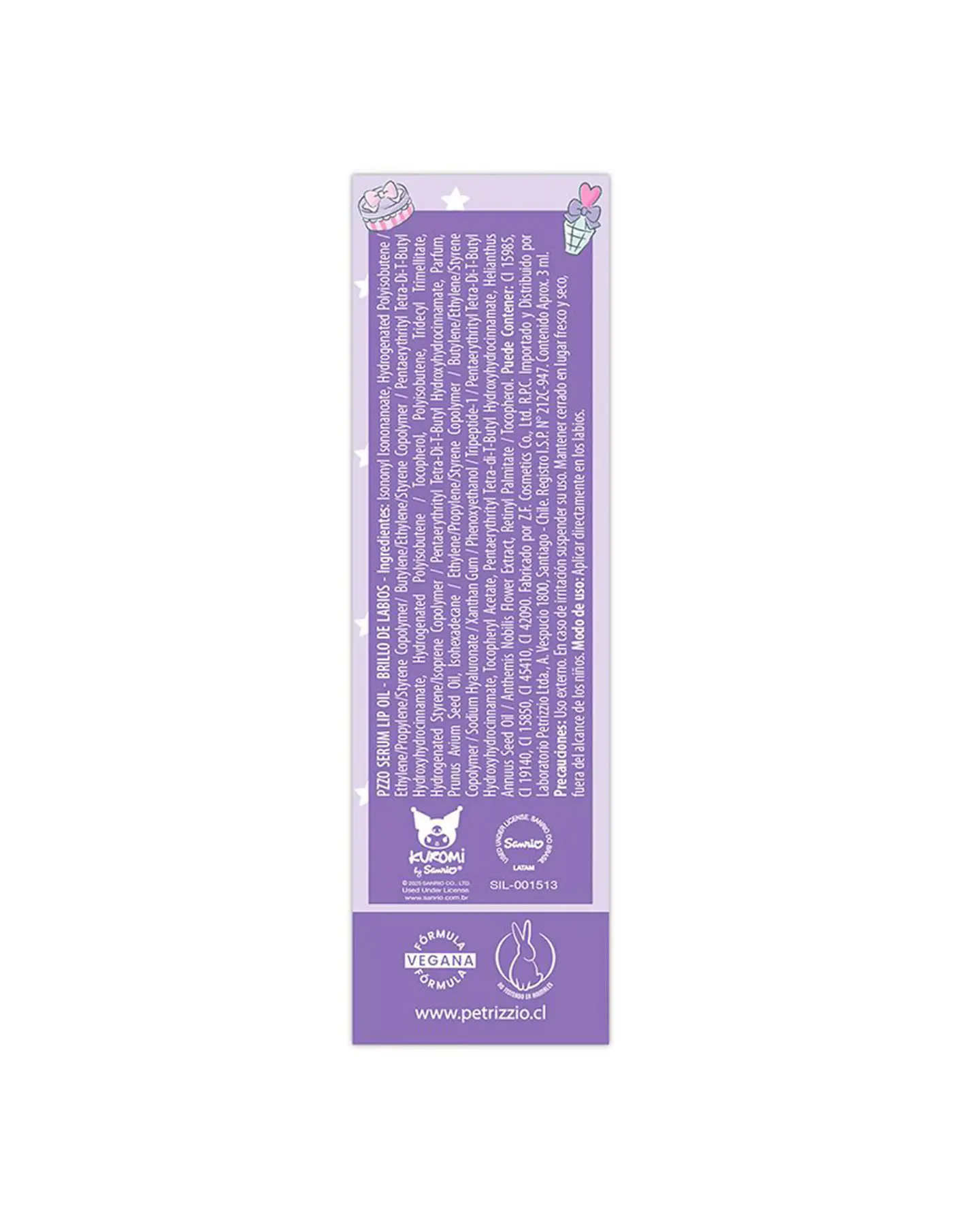 Sérum Lip Oil Kuromi Bubble Gum 3 ML - PETRIZZIO 4
