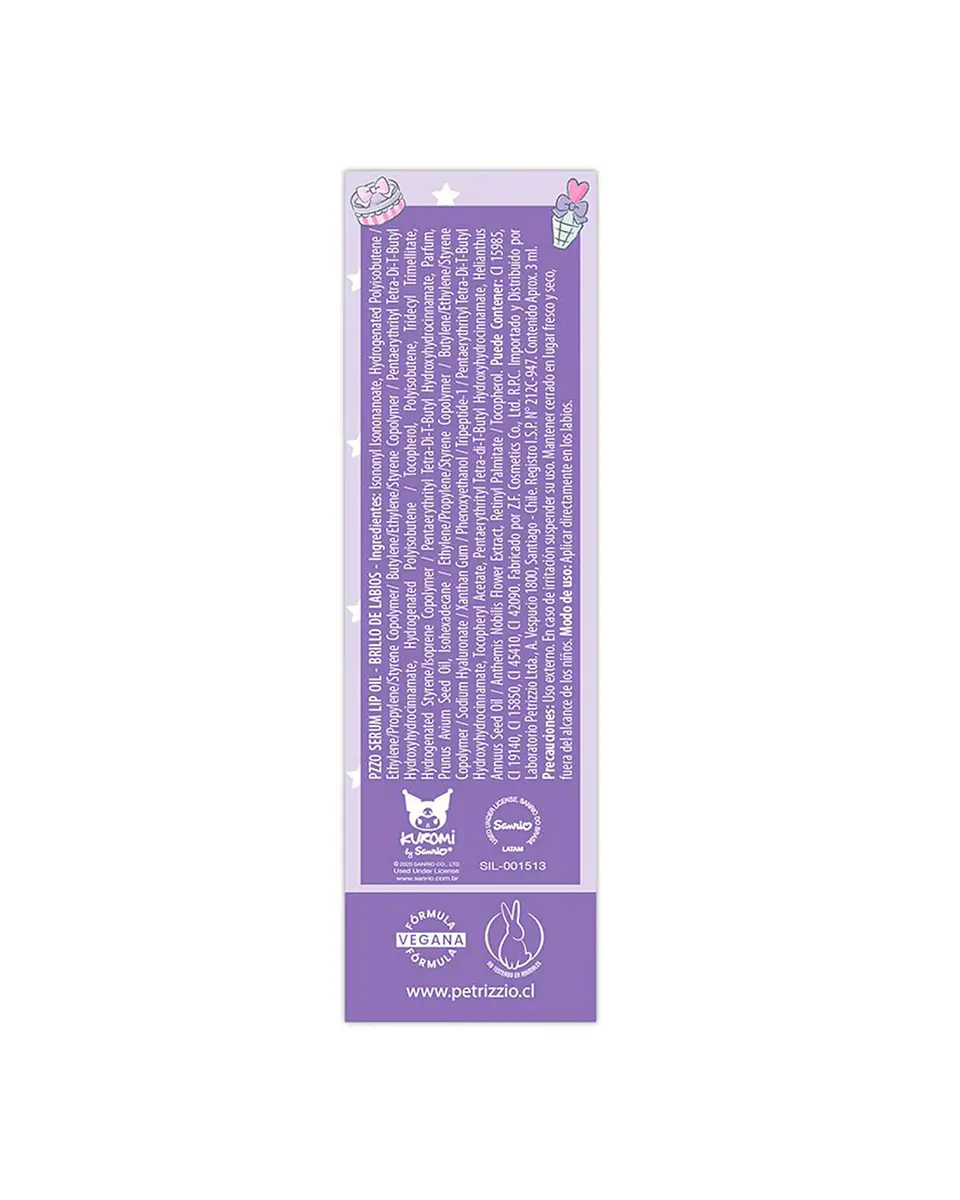 Sérum Lip Oil Kuromi Bubble Gum 3 ML - PETRIZZIO 4