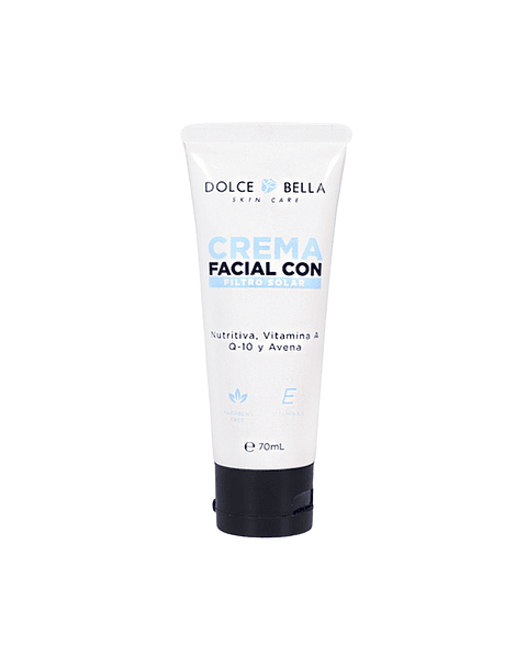Crema Facial Nutritiva con Filtro Solar 70g - DOLCE BELLA