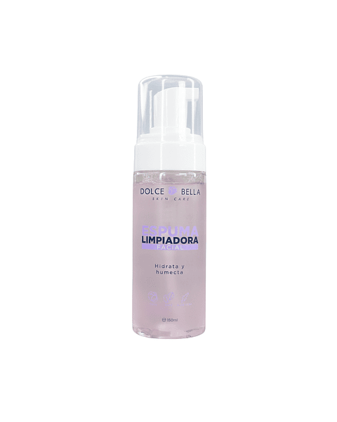Limpiador Facial Espumoso Extracto de Café, Coco y Aloe Vera 150 ml - DOLCE BELLA