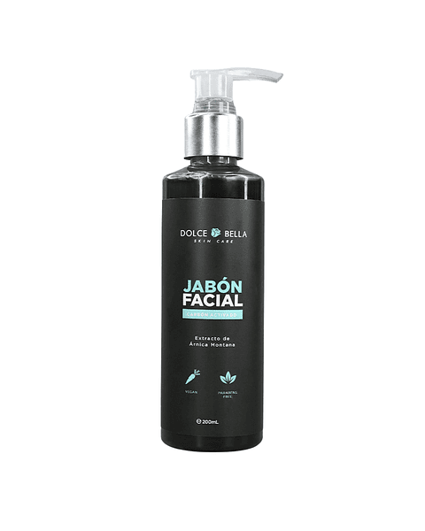 Jabón Líquido Facial Carbón Activado 200 ml - DOLCE BELLA