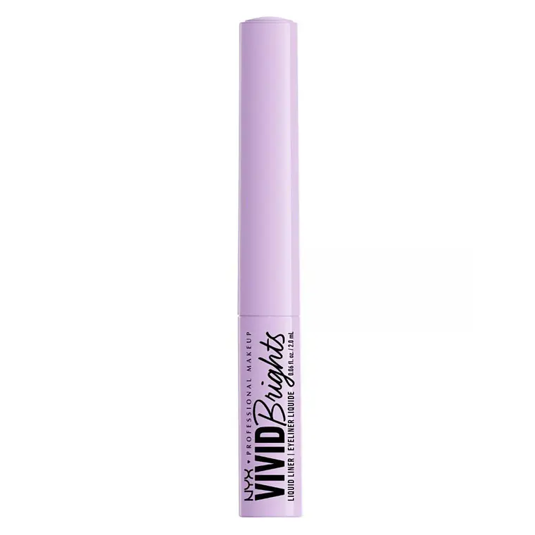 Delineador De Ojos Líquido Vivid Bright Liquid Liner Lilac Link - NYX 3
