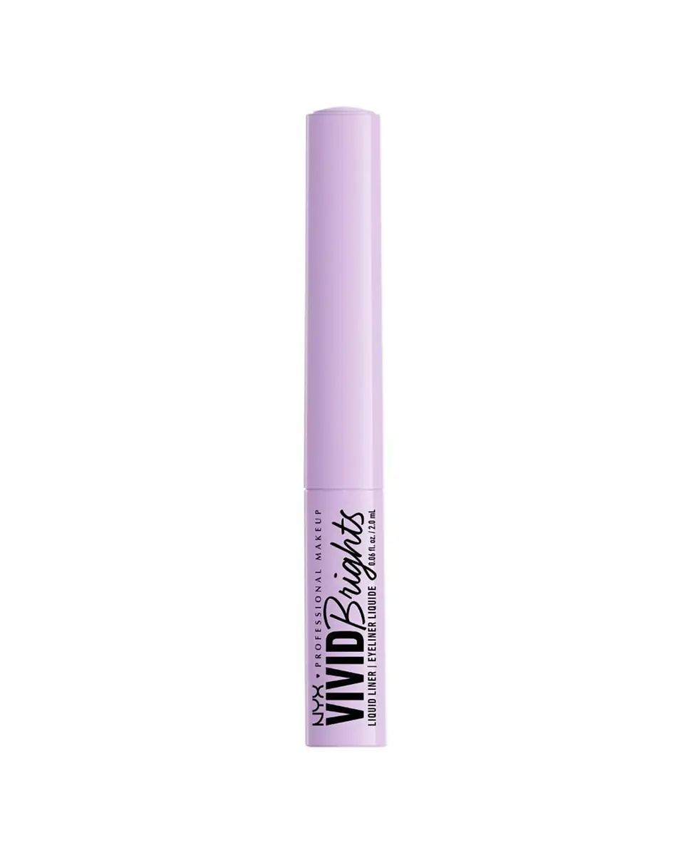 Delineador De Ojos Líquido Vivid Bright Liquid Liner Lilac Link - NYX 3