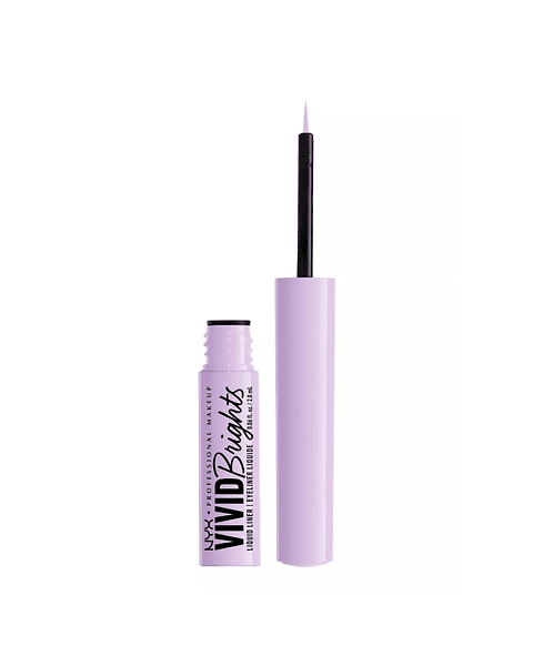 Delineador De Ojos Líquido Vivid Bright Liquid Liner Lilac Link - NYX