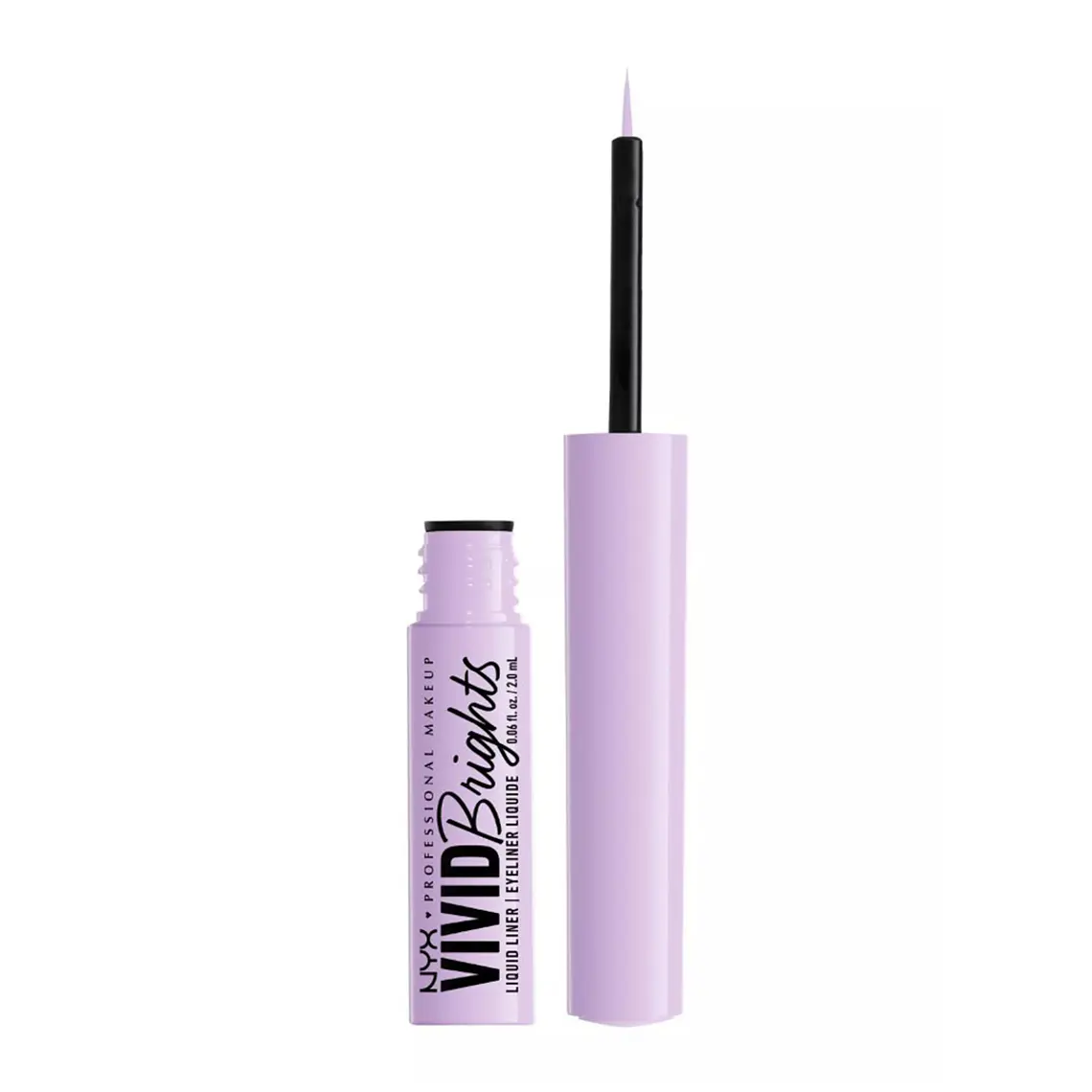 Delineador De Ojos Líquido Vivid Bright Liquid Liner Lilac Link - NYX 2
