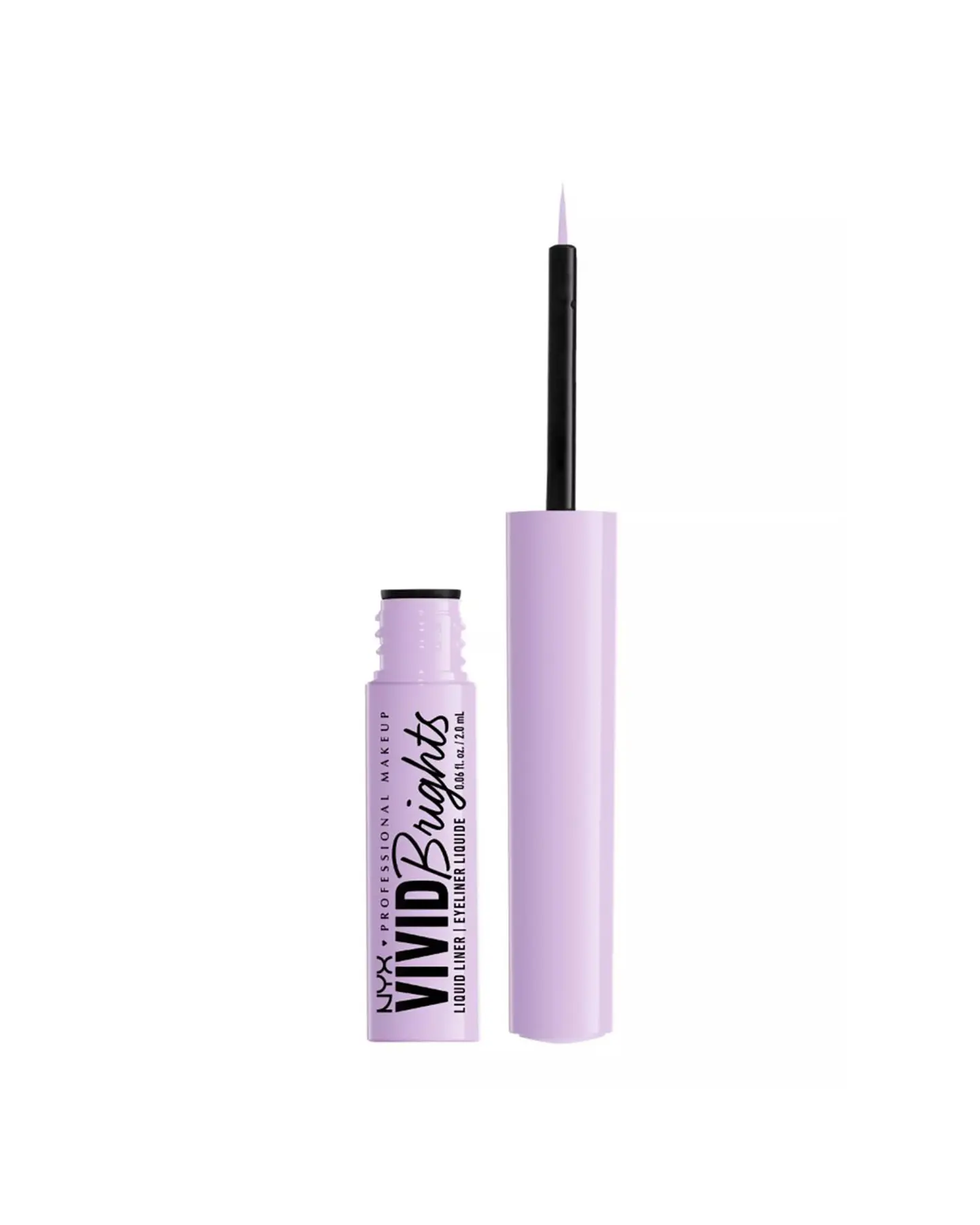 Delineador De Ojos Líquido Vivid Bright Liquid Liner Lilac Link - NYX 2