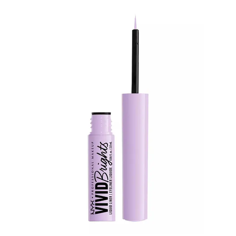 Delineador De Ojos Líquido Vivid Bright Liquid Liner Lilac Link - NYX 2