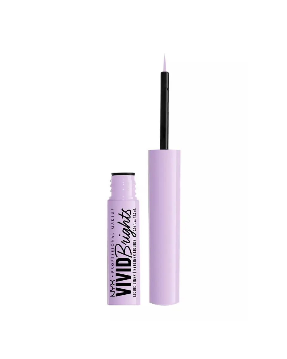Delineador De Ojos Líquido Vivid Bright Liquid Liner Lilac Link - NYX 2