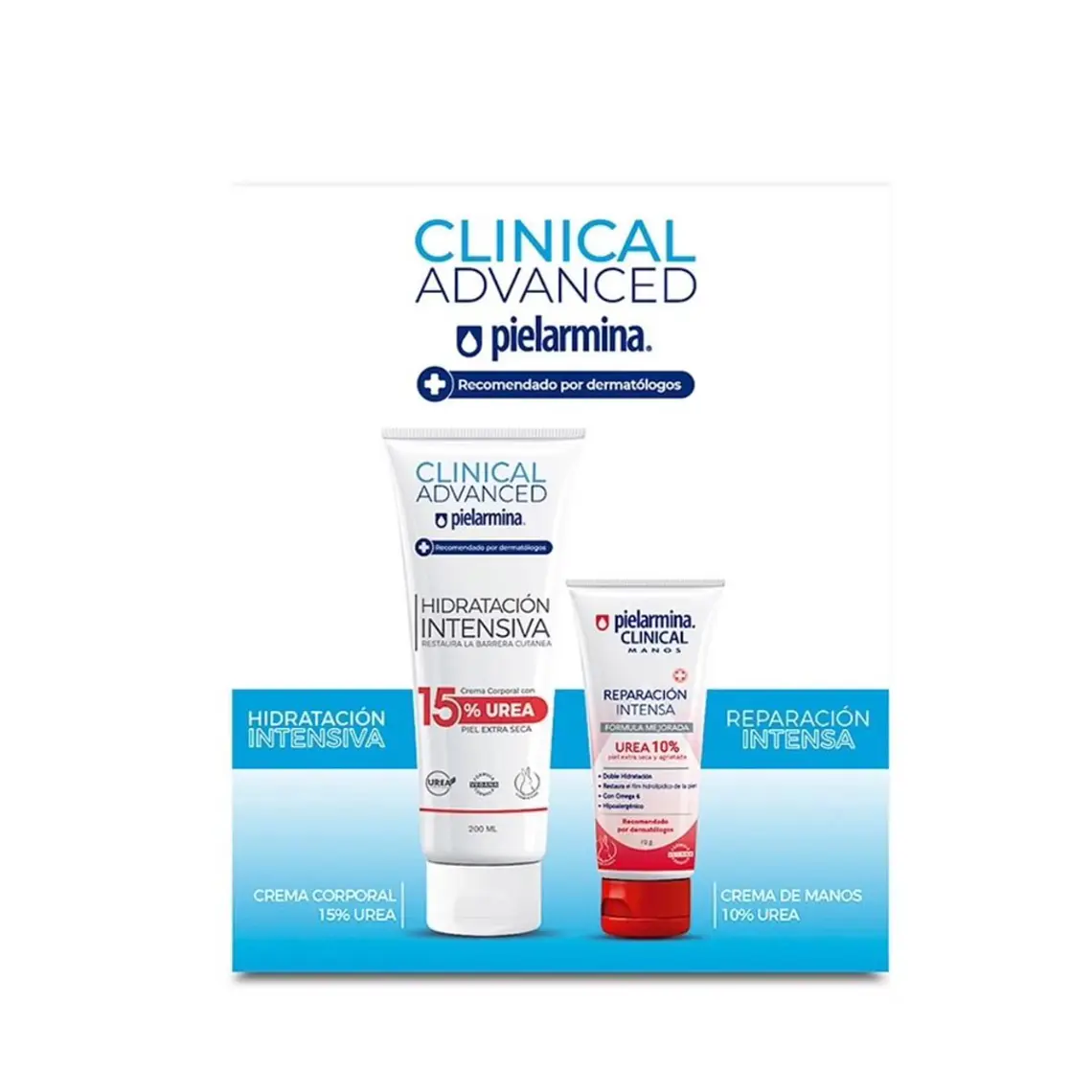 Clinical Advanced Hidratación Intensiva 200 ML + Reparación Intensa 70 G - PIELARMINA 1