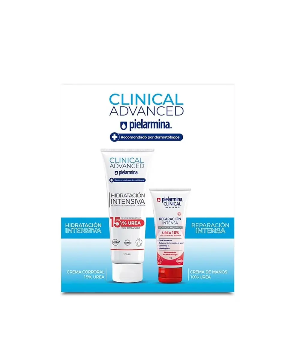 Clinical Advanced Hidratación Intensiva 200 ML + Reparación Intensa 70 G - PIELARMINA 1