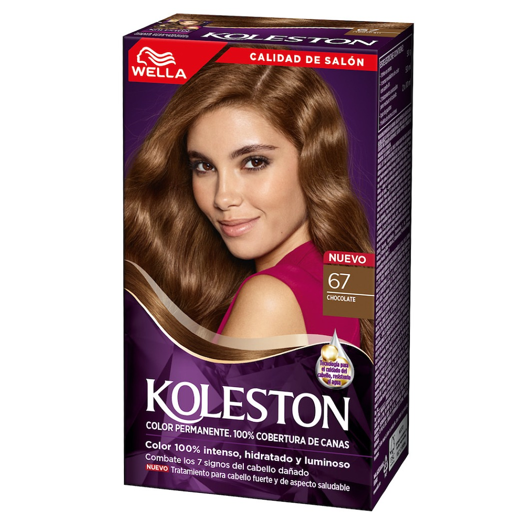 Kit Tintura Permanente Hidratante 67 Chocolate  + Activador De Color - WELLA 2